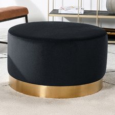 Visser Velvet Ottoman