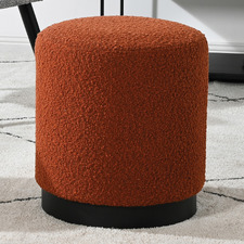 Brick Simone Boucle Ottoman