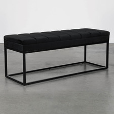 Milford Velvet Ottoman Bench