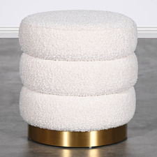 Lauder Boucle Ottoman