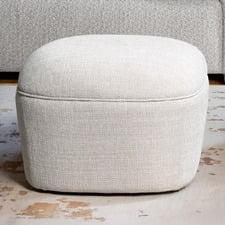 Karin Chenille Ottoman