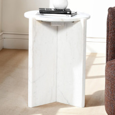 Florian Round Marble Side Table