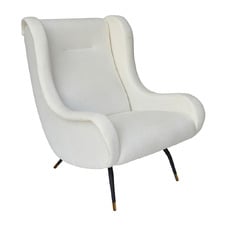 Cream Armin Upholstered Accent Chair