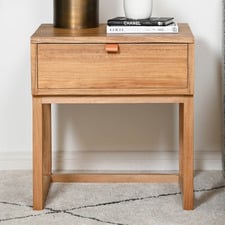 Caspar Acacia Wood Bedside Table