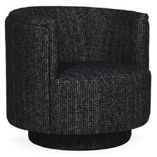 Charcoal Camilla Upholstered Swivel Tub Chair