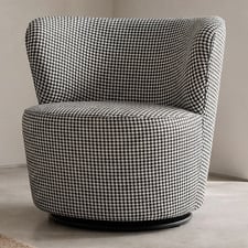 Houndstooth Raeley Swivel Chair