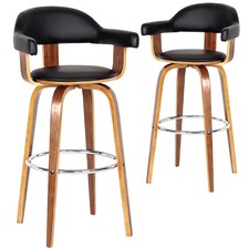 69.5cm Siena High Back Barstools (Set of 2)