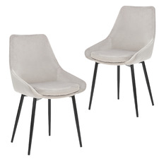 Daimyo Velvet Dining Chairs (Set of 2)