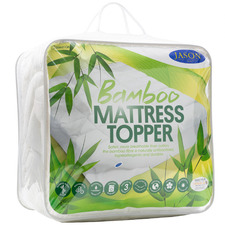 Jason Bamboo-Blend Queen Mattress Topper
