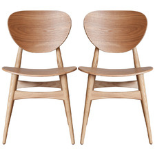 Jakobe Oak Dining Chairs (Set of 2)