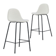 65cm Claire Boucle Barstools (Set of 2)