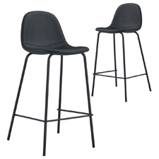65cm Claire PU Leather Barstools (Set of 2)