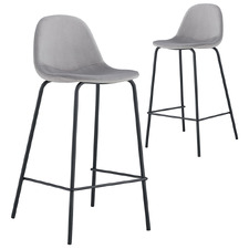 65cm Claire Velvet Barstools (Set of 2)