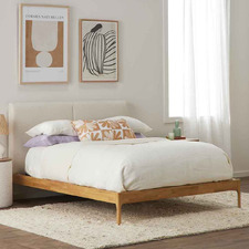 Beige Alleyn Upholstered Bed