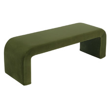 Trent Velvet Ottoman Bench