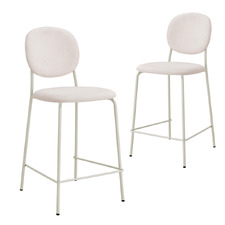 65cm Shreya Fabric Bar Stools (Set of 2)