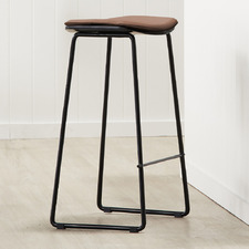 70cm Oliver Leather Barstool (Set of 2)