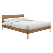 Will Oak Wood Platform Bed