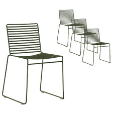 Club Wire Dining Chairs (Set of 4)