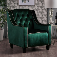 Lara Tufted New Velvet Armchair