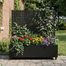 Tylan Steel Trellis Planter