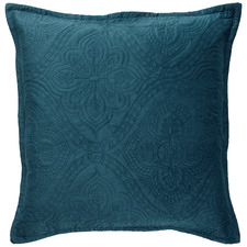 Teal Dynasty Velvet European Pillowcase