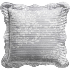 Grey Florence Square Cushion