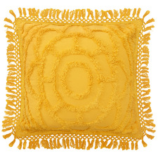 Mustard Santorini Cotton Chenille European Pillowcase