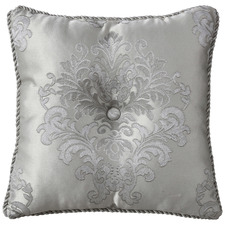 Silver Tanaquil Embroidered Cushion