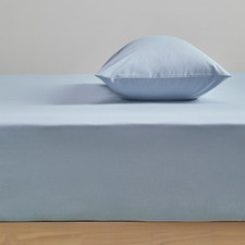 Heston 300TC Cotton Percale Fitted Sheet & Pillowcases