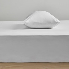 Heston 300TC Cotton Percale Fitted Sheet & Pillowcases