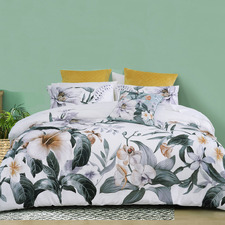 Chiquita Linen-Look Quilt Cover Set