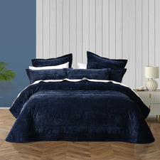 Cyrano Velvet Coverlet Set