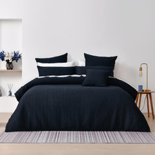 Burleigh Cotton-Blend Quilt Cover Set