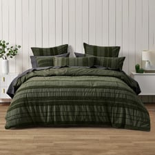Avery Chenille Quilt Cover Set