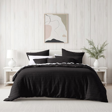 Chocolate Kahlani Cotton-Blend Quilt Cover Set