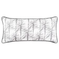 Grey Myrtleford Cotton Sateen Lumbar Cushion