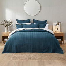 Ashcombe Yarn-Dyed Cotton Bedspread Set