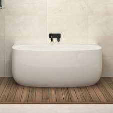 Isola Free Standing Back To Wall Bath