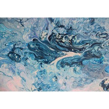 Blue Hydrangea Canvas Wall Art by Emma Thomas