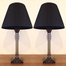 45cm Laura Empire Table Lamp (Set of 2)