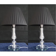 47cm Dahlia Table Lamp (Set of 2)