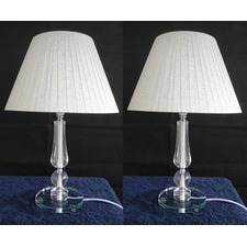 47cm Dahlia Table Lamp (Set of 2)