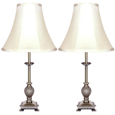 49cm Lily Iron Table Lamps (Set of 2)