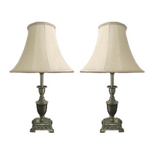 49cm Scyphus Cast Iron Bell Table Lamps (Set of 2)