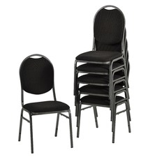 Premium Stackable Office Visitor Conference Chairs (Set of 6)