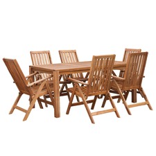 7 Piece Palma Majorca Outdoor Timber Dining Set