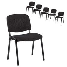 Stackable Office Visitor Conference Chairs (Set of 6)