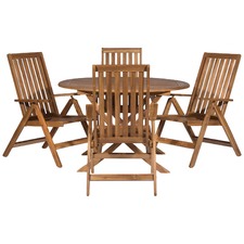 Palma Majorca 5 Piece Outdoor Timber Folding Dining Set