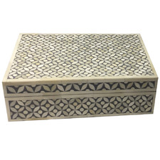Grey Seaton Celtic Bone Inlay Decorative Box